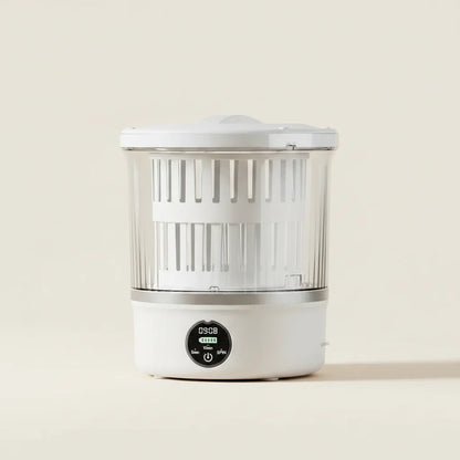 Ultra-Compact 3L Mini Washing Machine with Built-In Dryer