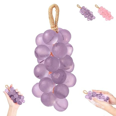 Handmade Grape Cluster Soap on Rope