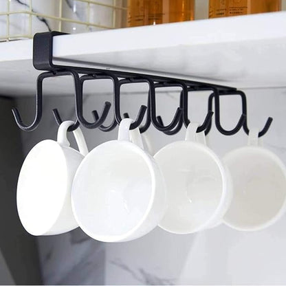 1 Pcs Double-Row 12 Hooks for Kitchen Storage