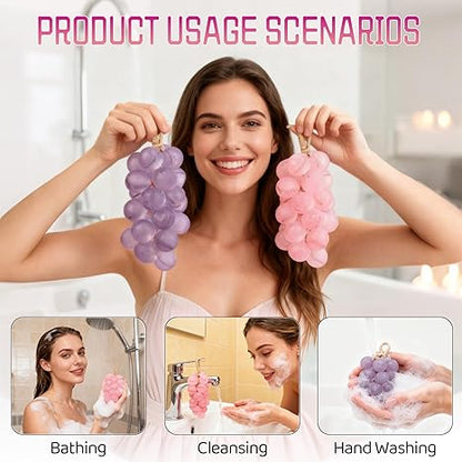 Handmade Grape Cluster Soap on Rope