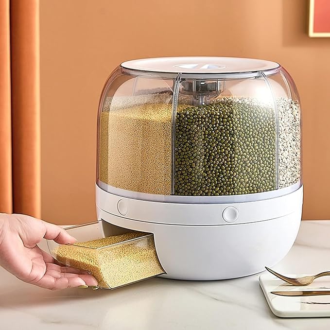 6-Grid Rotating Grains Dispencer