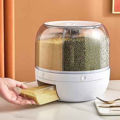 6-Grid Rotating Grains Dispencer